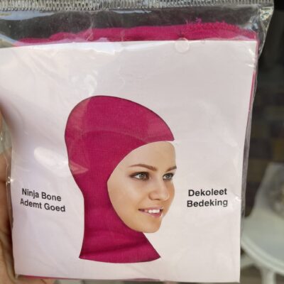 بونيه لتثبيت الحجاب باللون الَوردي الغامق