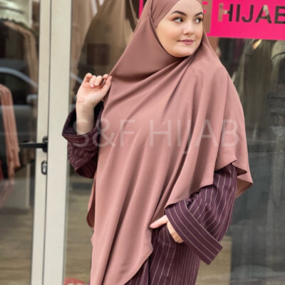 خمار XL بني فاتح