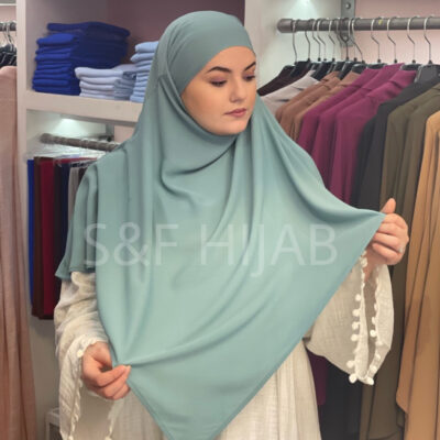 خمار L لون فيروزي