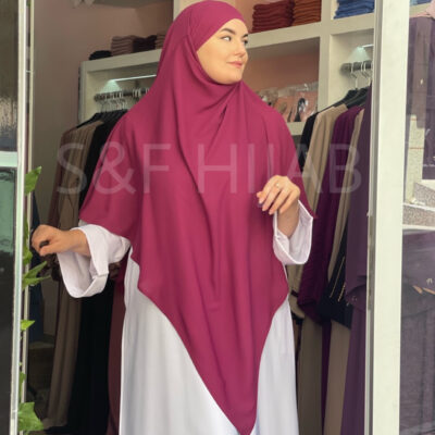 خمار XL وردي غامق