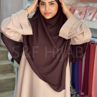 خمار L بني غامق