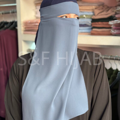 نقاب النينجا اللون أزرق جينز