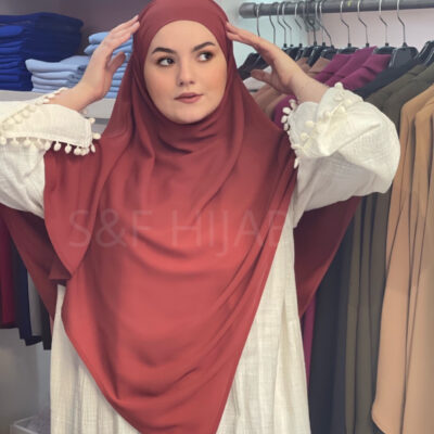 خمار L برتقالي غامق