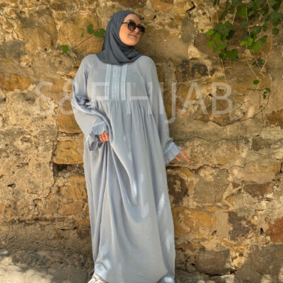 فستان ازرق سماوي