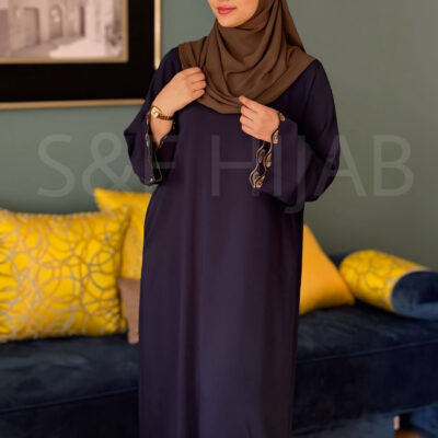 عباية ازرق غامق